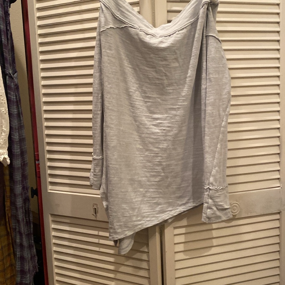 We The Free Olive Green Off-Shoulder Sweater - Picture 16 of 16